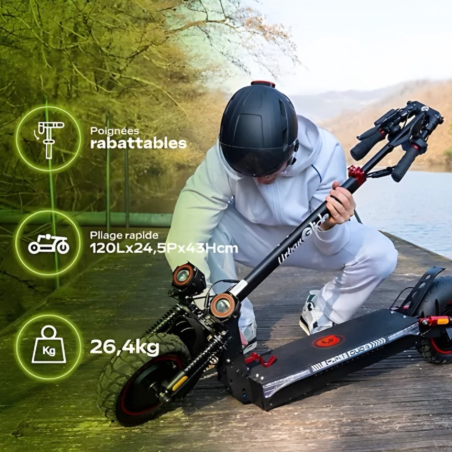 Trottinette électrique Ecross Duo II